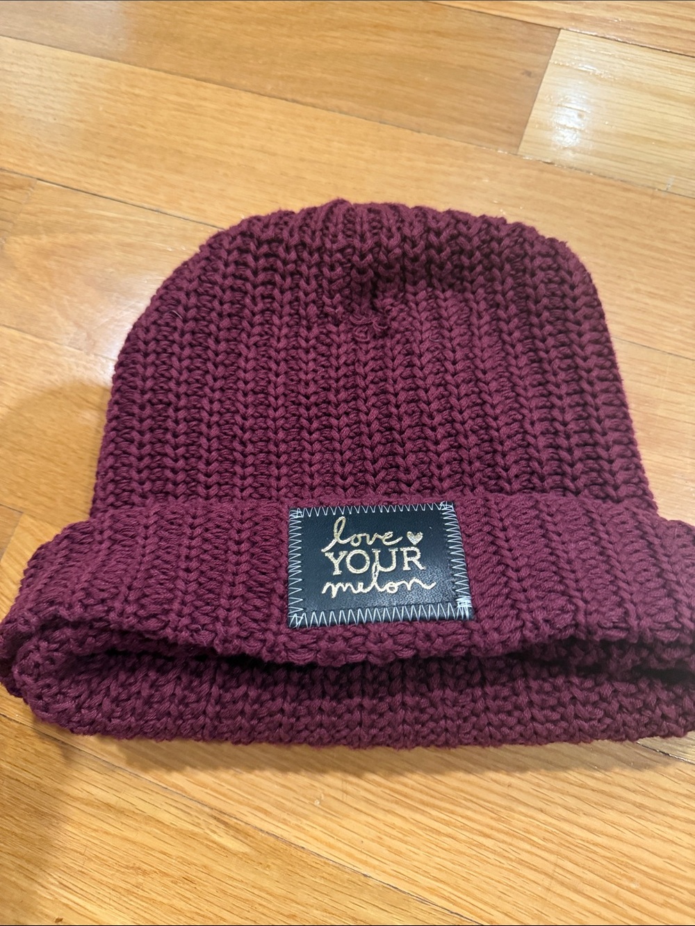 Love your melon cuffed style hat.